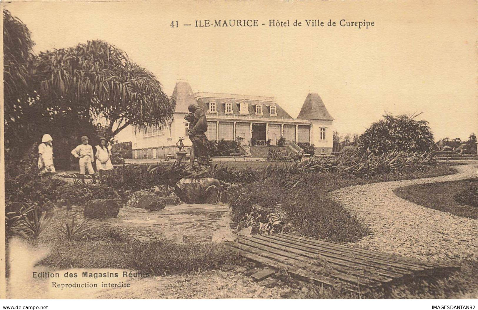 MAURICE #MK53386 ILE MAURICE HOTEL DE VILLE DE CUREPIPE - Mauritius