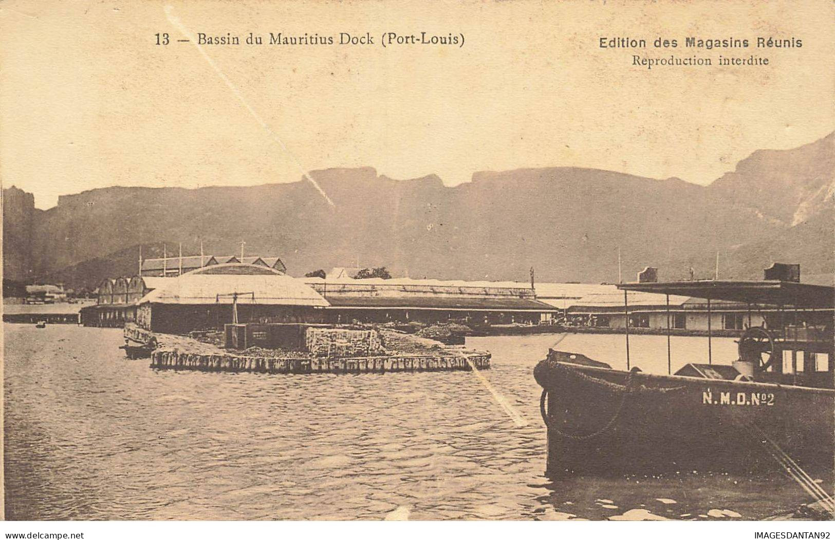 MAURICE #MK53358 BASSIN DU MAURITIUS DOCK PORT LOUIS - Mauritius