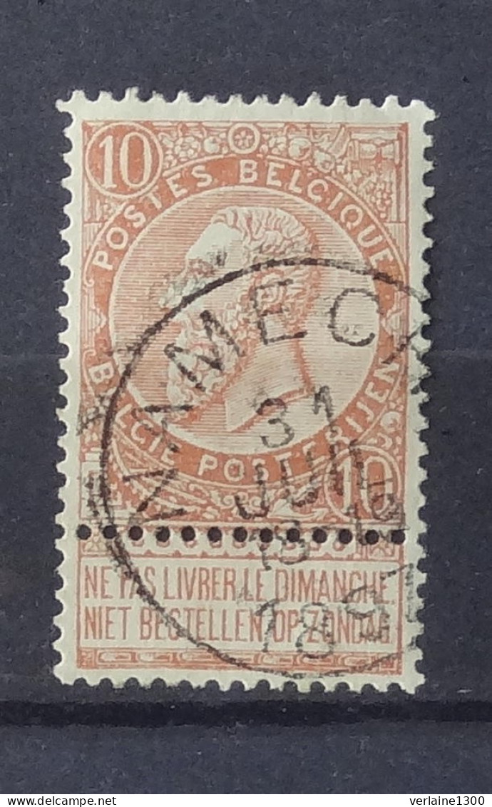 58 Avec Belle Oblitération Namèche - 1893-1907 Coat Of Arms