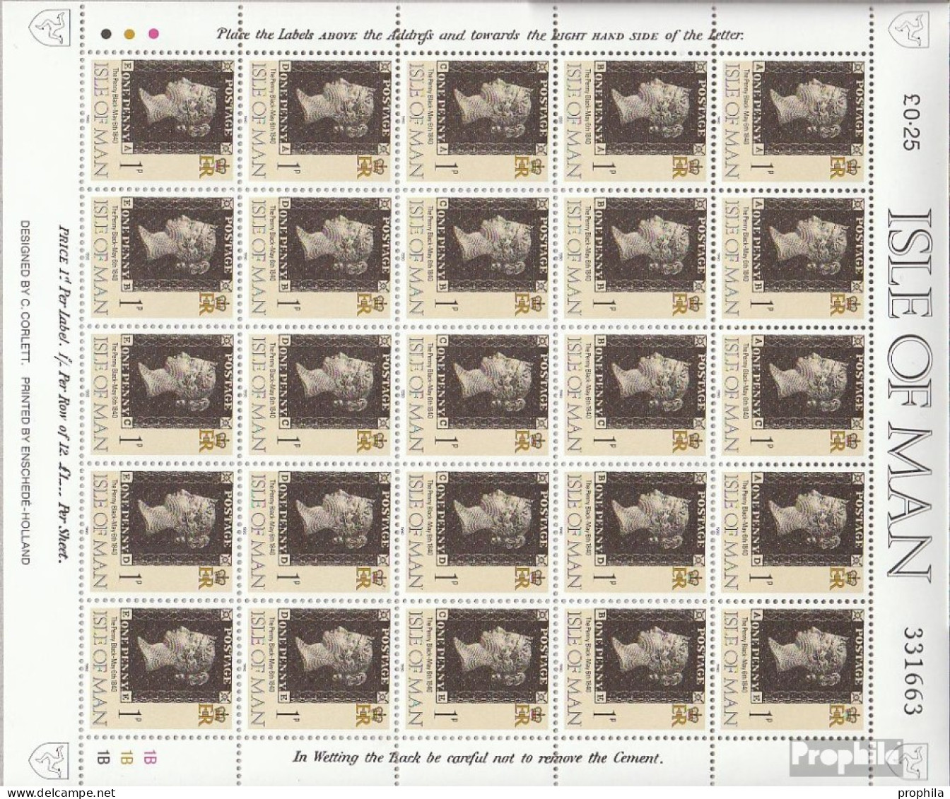 GB - Isle Of Man 431Klb Kleinbogen (kompl.Ausg.) Postfrisch 1990 Briefmarken - Isla De Man