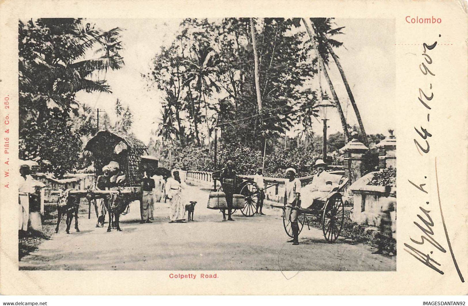 SRY LANKA AC#MK142 CEYLAN COLOMBO COLPETTY ROAD - Sri Lanka (Ceylon)