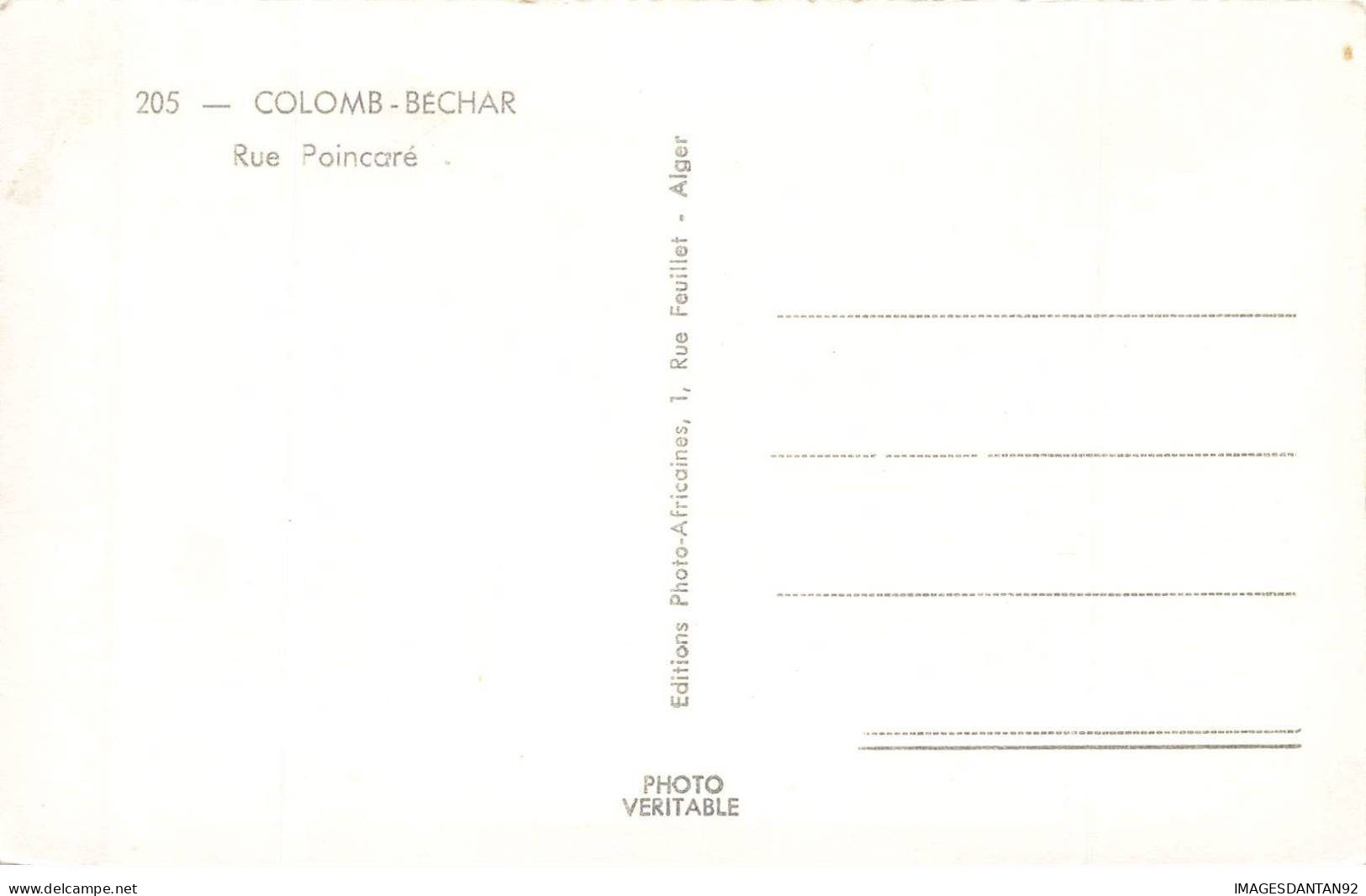 ALGERIE AC#MK203 COLOMB BECHAR RUE POINCARE - Bechar (Colomb Béchar)