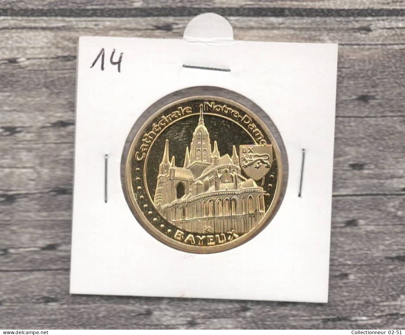 Médaille Souvenirs : Cathédrale Notre-Dame Bayeux - Altri & Non Classificati