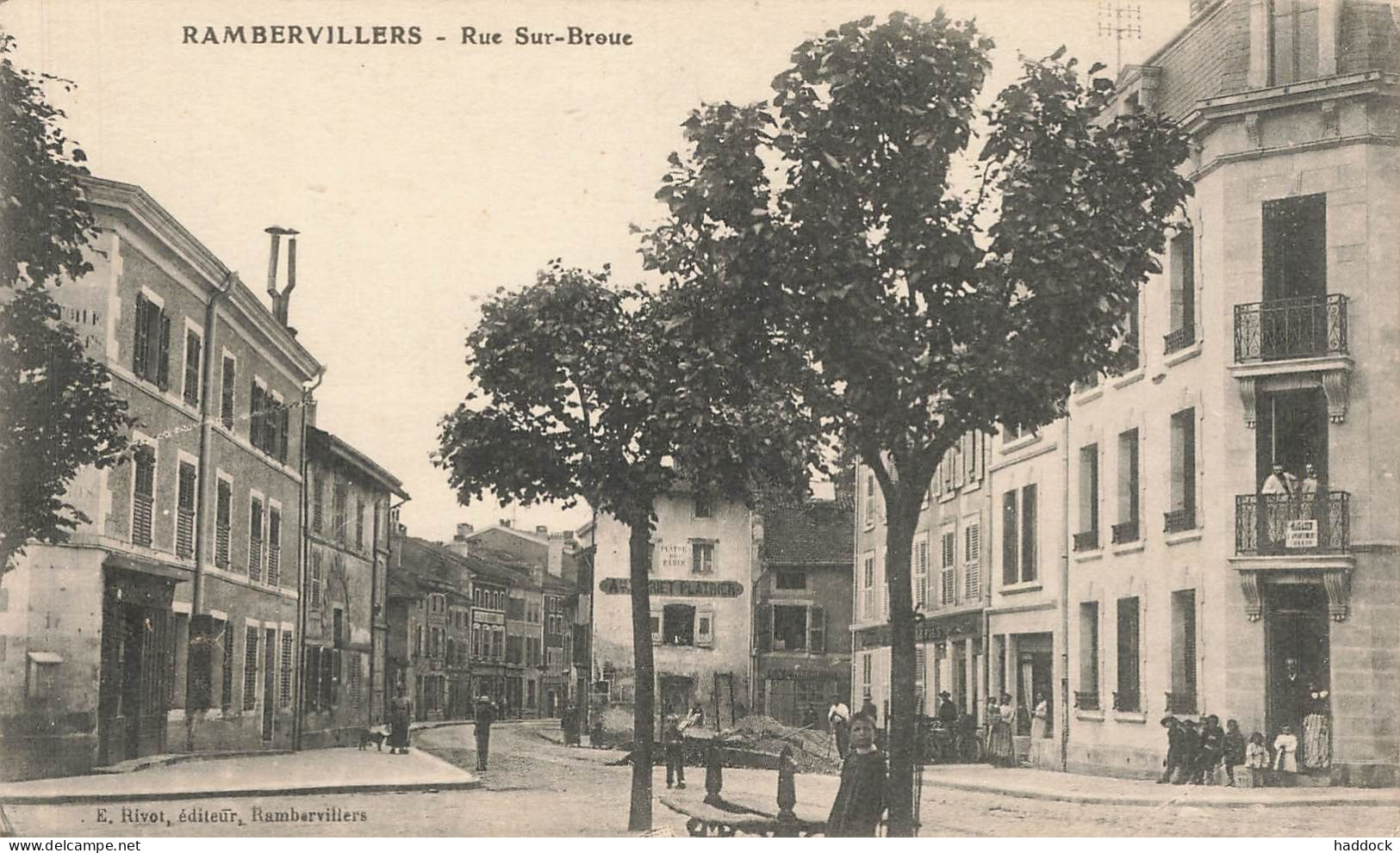 RAMBERVILLERS : RUE SUR BROUE - Rambervillers