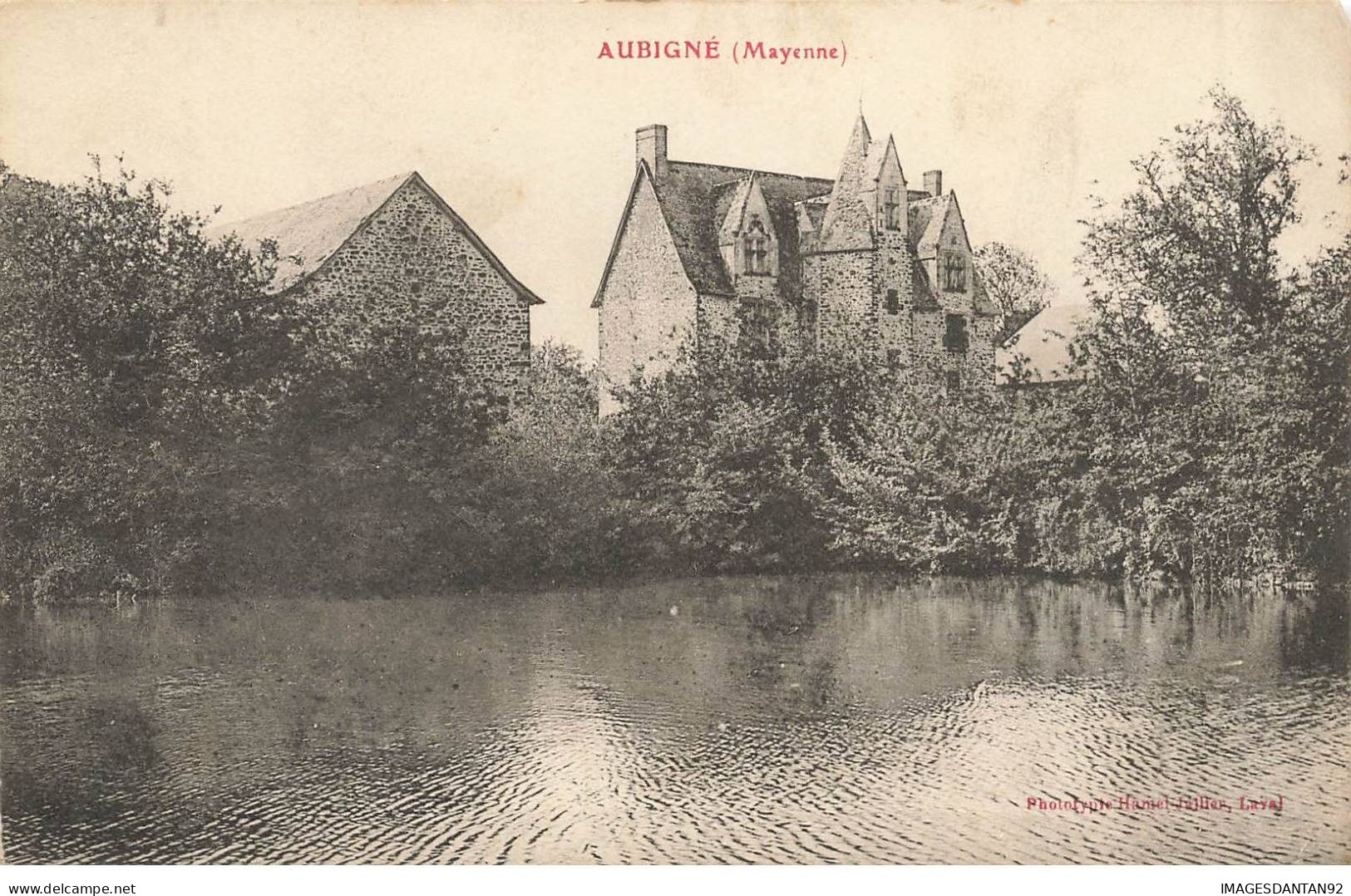 53 AUBIGNE AD#MK858 VUE SUR UNE GRANDE MAISON - Sonstige & Ohne Zuordnung