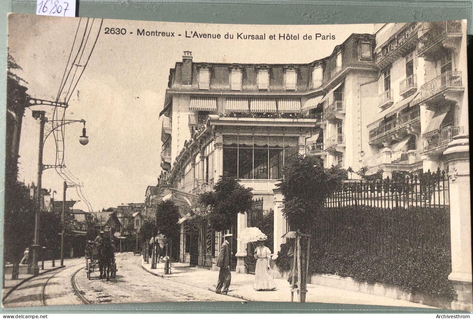 Montreux (Vaud) - L'Hôtel De Paris à L'avenue Du Kursaal - Magasin Kodak (16'807) - Montreux