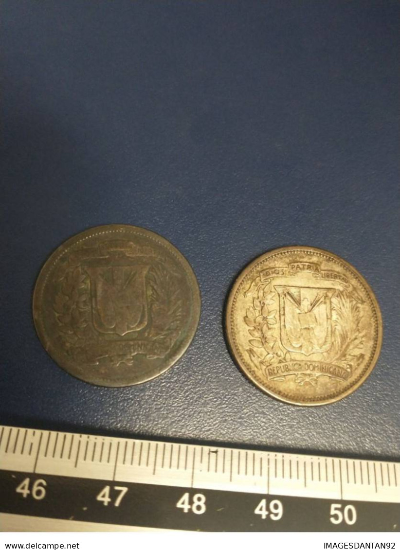 REPUBLIQUE DOMINICAINE DOMINICANA LOT SET DE 5 PIECES COINS 1942 / 1960 / 1960 / 1961 / 1959 - Dominicaanse Republiek