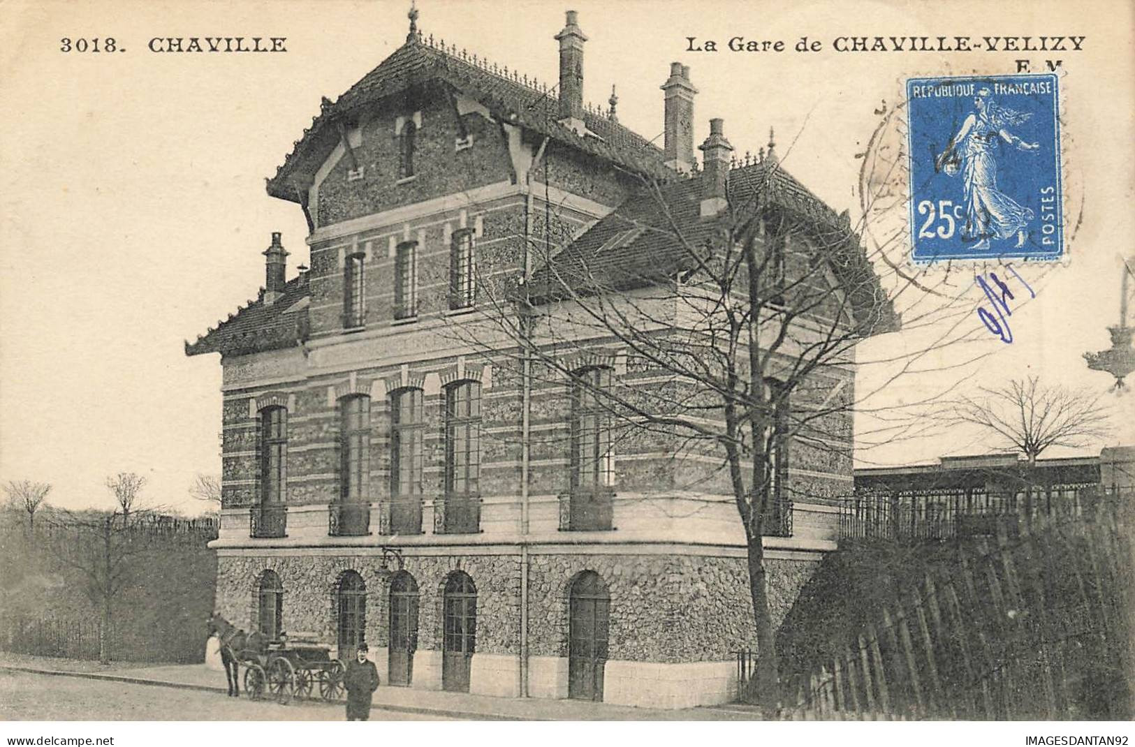 78 CHAVILLE AD#MK1013 LA GARE DE CHAVILLE VELIZY - Velizy