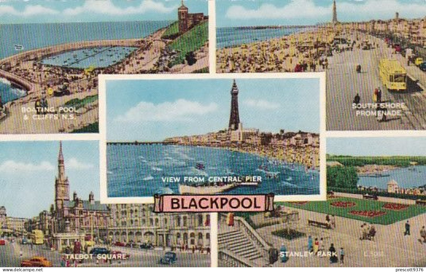 Blackpool Multiview - Lancashire - Unused Postcard - Lan1 - Blackpool
