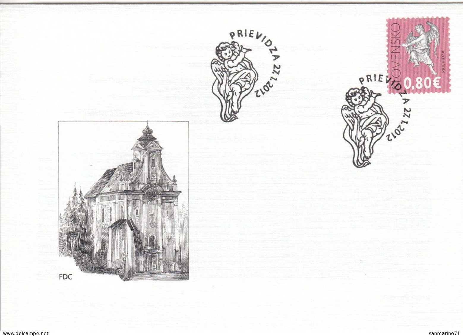 FDC SLOVAKIA 675 - Christianisme