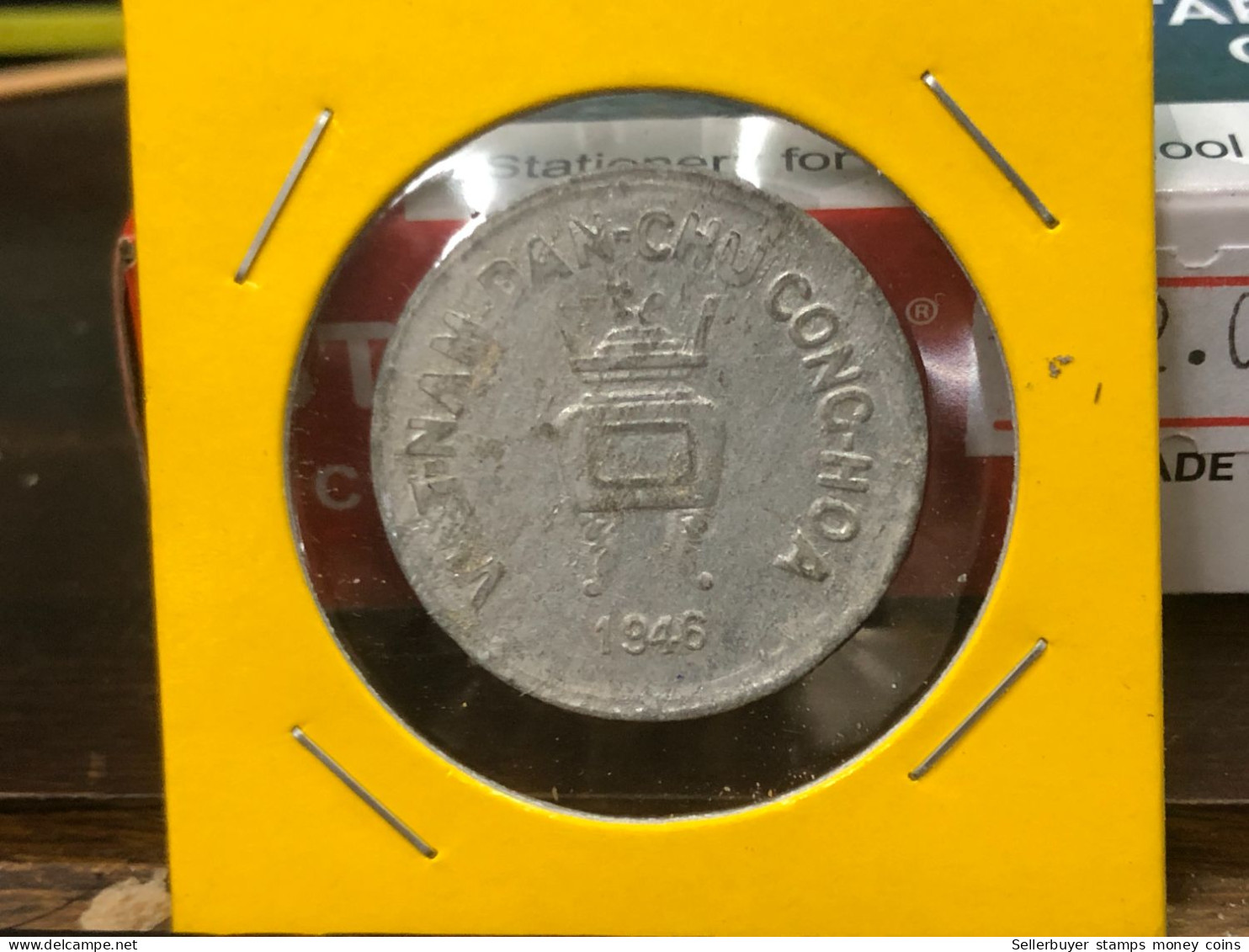 VIET-NAM DAN-CHU CONG-HOA-aluminium-KM#2.1 1946 5 Hao(coins Error Backside Printing 5 Pm)-1 Pcs- Xf No 19 - Vietnam