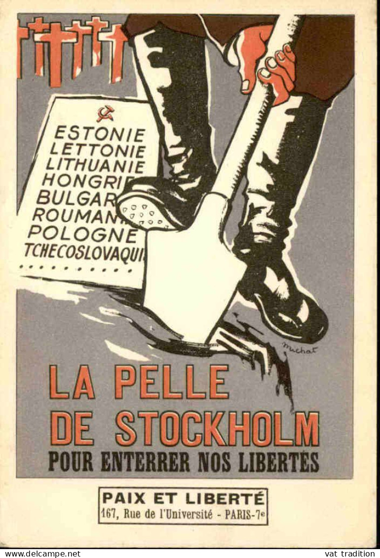 POLITIQUE -  " La Pelle De Stockholm " Pour Enterrer Nos Libertés - L 152224 - Satirical