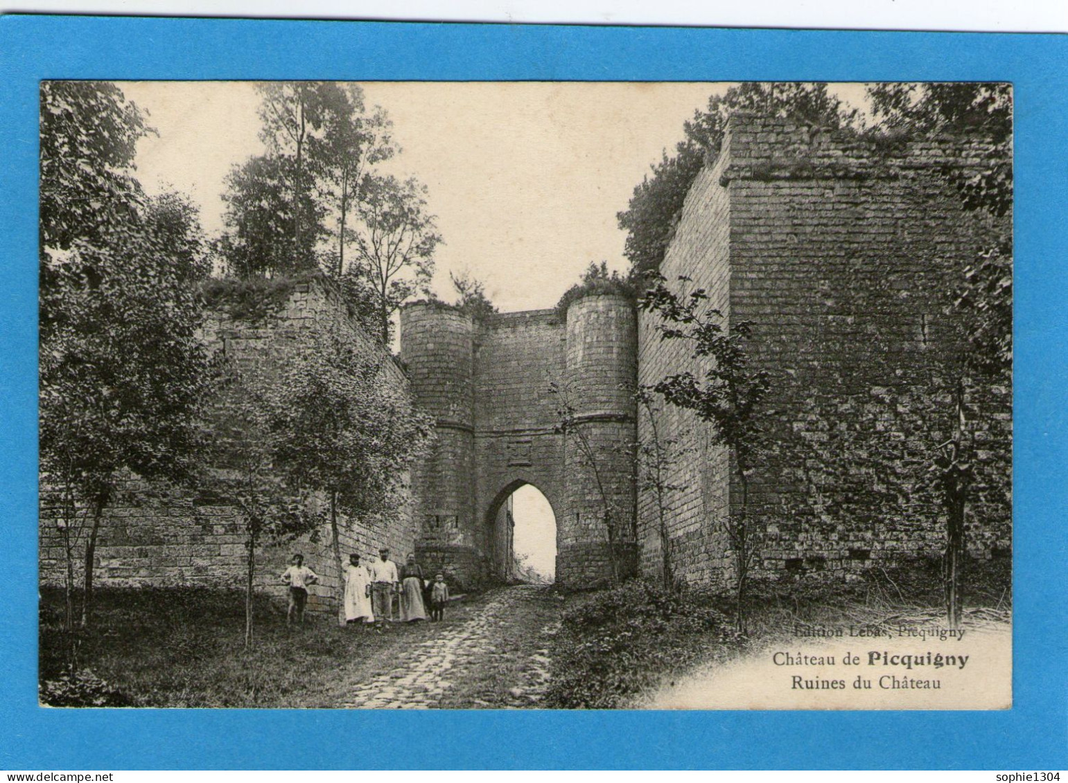 Château De PICQUIGNY - Ruines Du Château -1906 - Picquigny