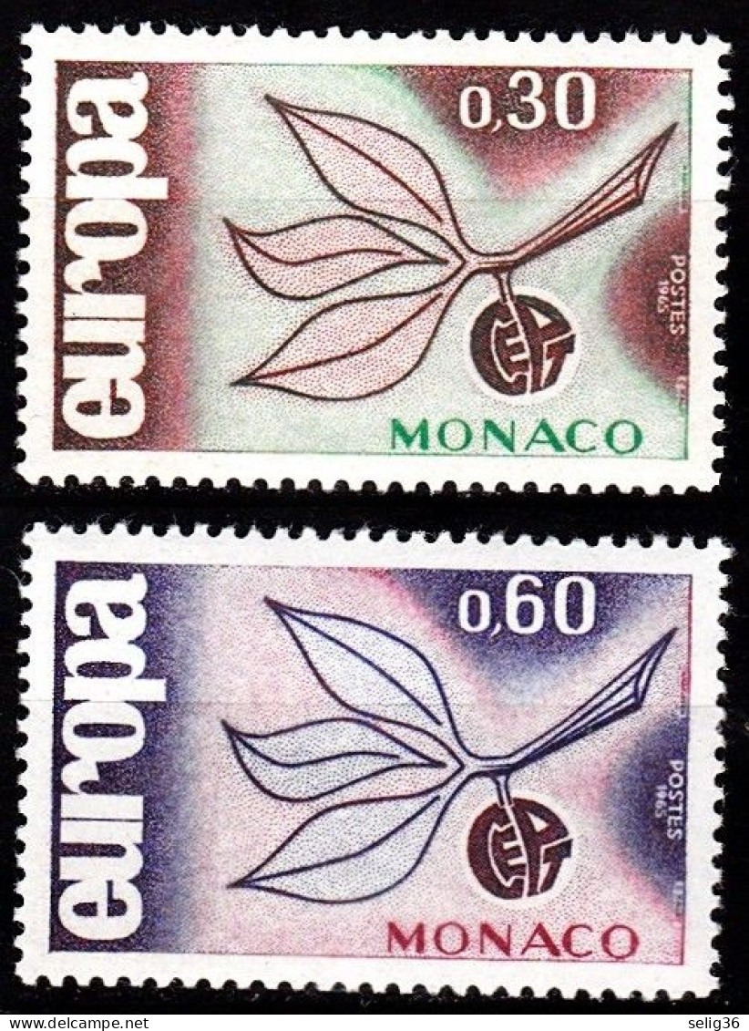 MONACO 1965 YT 675-676 ** - Unused Stamps