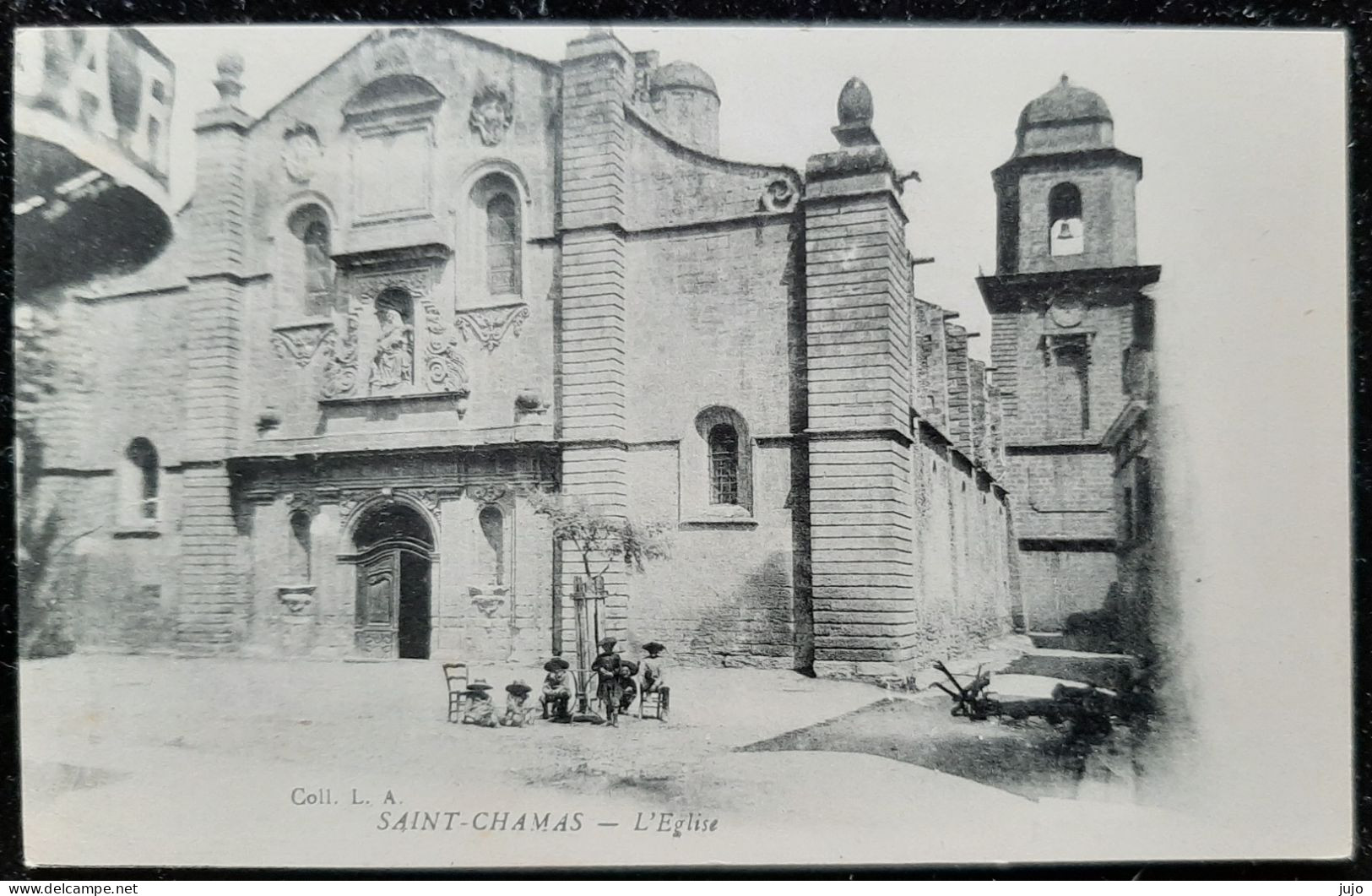 13 - SAINT CHAMAS - L'Eglise - Animée - Other & Unclassified