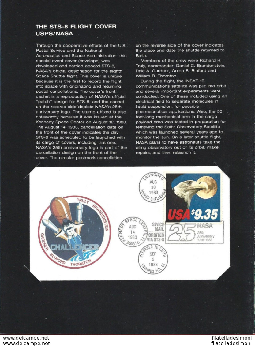 1983 Stati Uniti - Aquila E Luna $ 9,35 FOLDER - Other & Unclassified