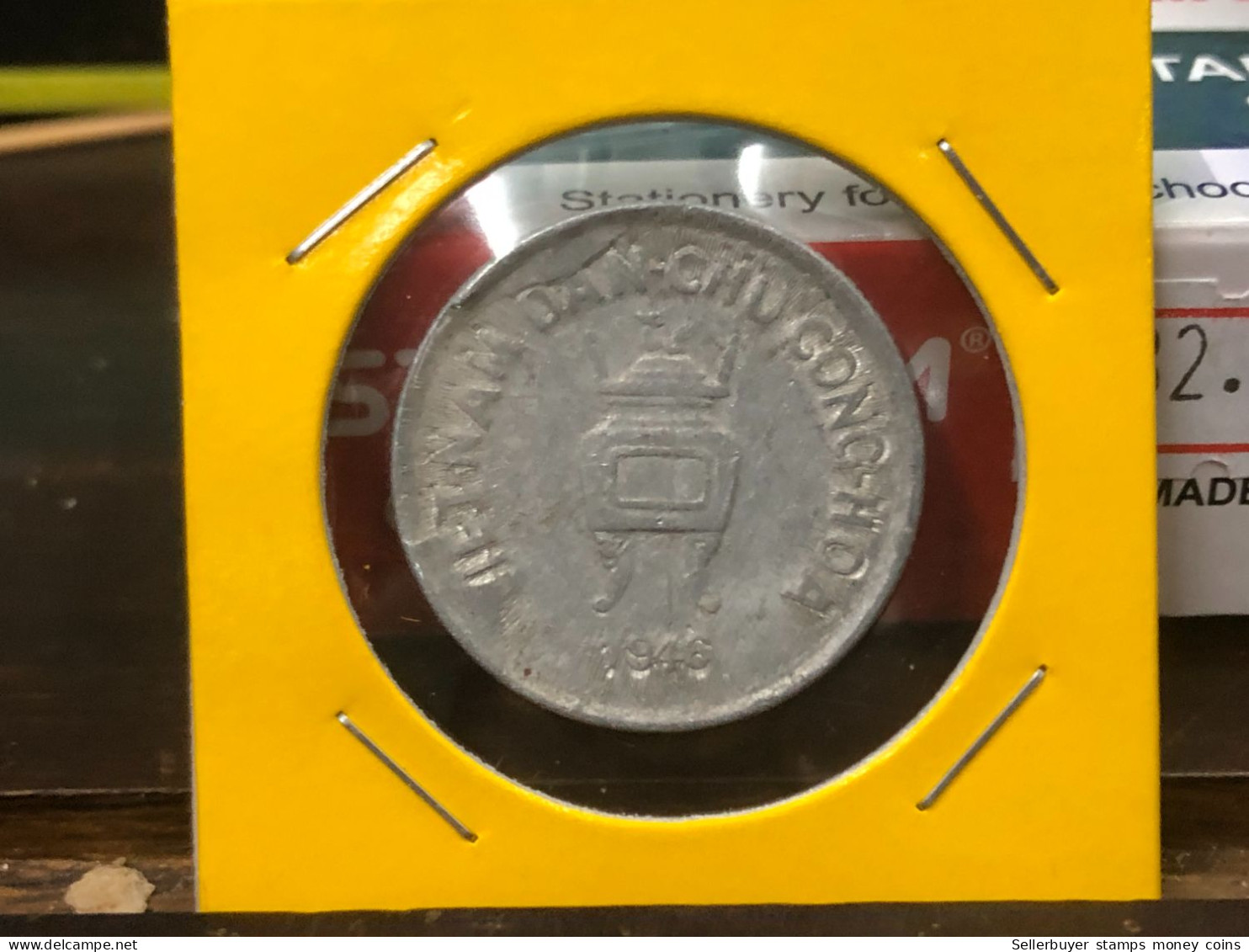VIET-NAM DAN-CHU CONG-HOA-aluminium-KM#2.1 1946 5 Hao(coins Error Backside Printing 9 Pm)-1 Pcs- Xf No 15 - Viêt-Nam