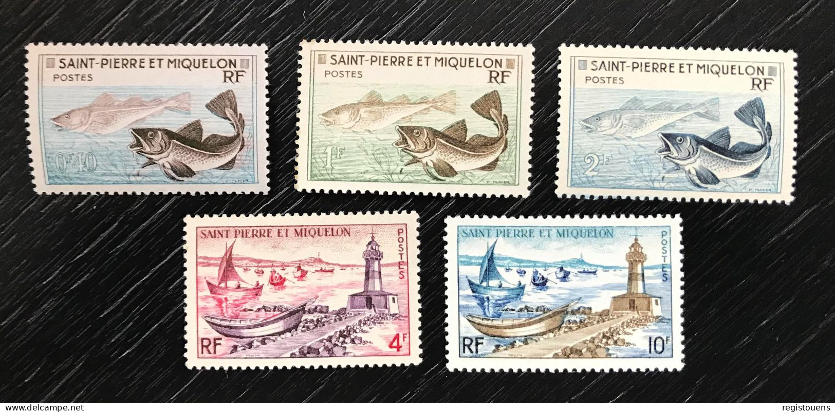 Lot De 5 Timbres Neufs** Saint Pierre Et Miquelon 1957 YT N° 353 à 357 - Ungebraucht