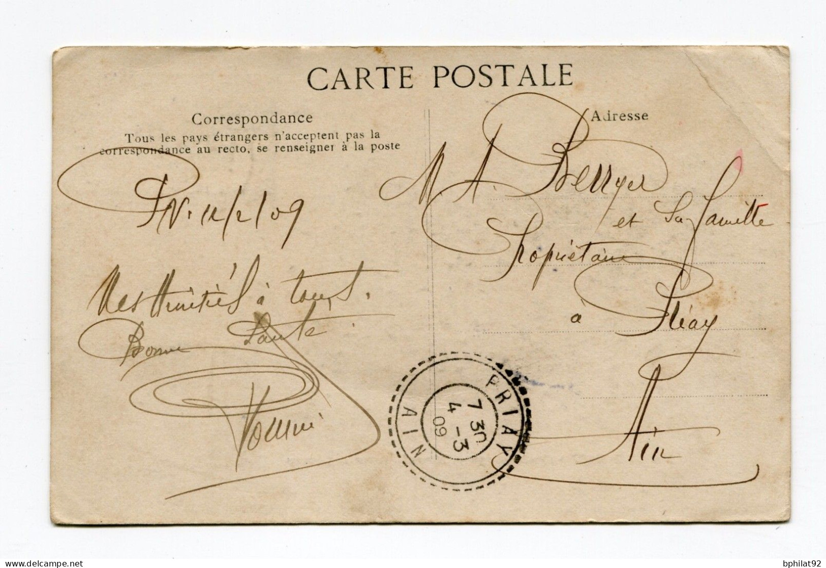 !!! DAHOMEY, CPA DE PORTO NOVO DE 1909 AVEC CACHETS DE POSTE MARITIME ALLEMANDE - Covers & Documents