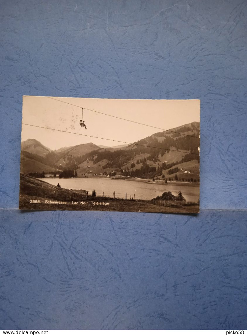 Schwarzsee-lac Noir-tele-siege-fp-1951 - Sonstige & Ohne Zuordnung
