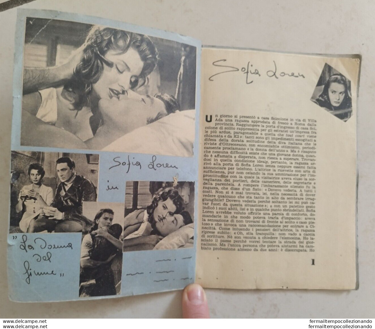 Bs Libretto Sofia Loren La Troppo Bella!! Illustrato Con Foto E Ritagli Giornale - Magazines & Catalogs