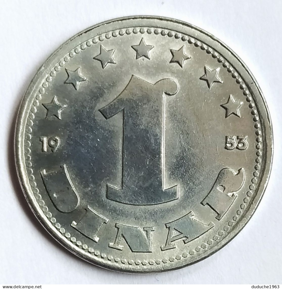 Yougoslavie - 1 Dinar 1953 - Jugoslavia