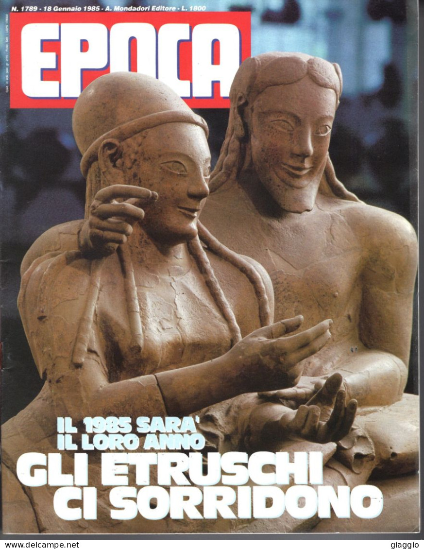 °°° RIVISTA EPOCA N° 1789 DEL 18 GENNAIO 1985 °°° - Sonstige & Ohne Zuordnung