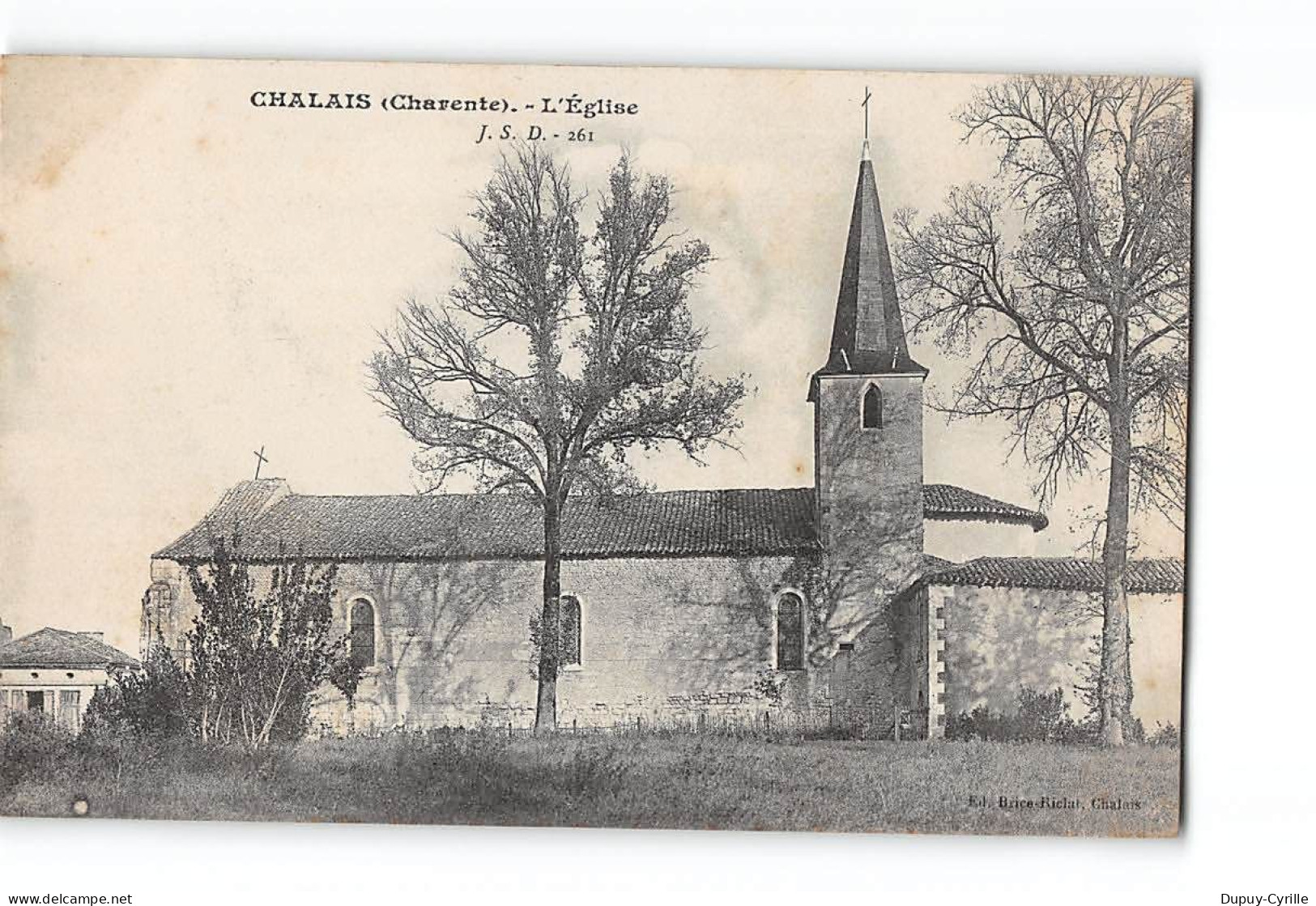 CHALAIS - L'Eglise - Très Bon état - Sonstige & Ohne Zuordnung