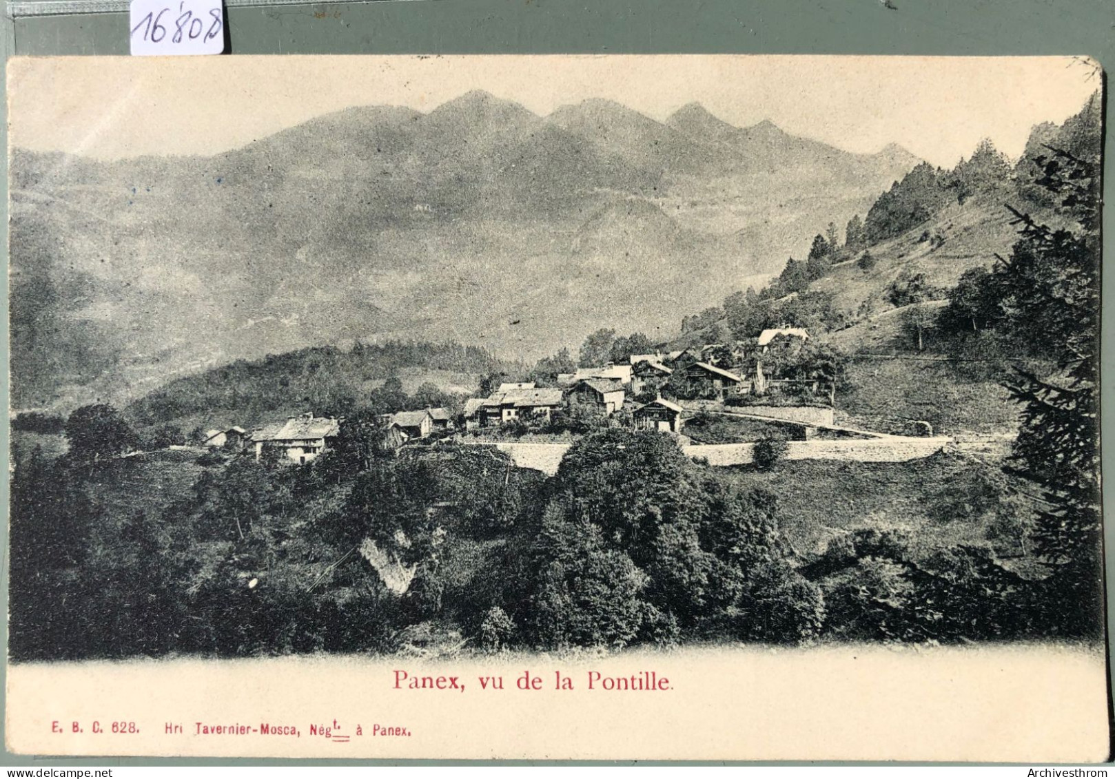Panex (Vaud), Vu De La Pontille - Avec La Nouvelle Route D'accès Au Village (16'808) - Ollon