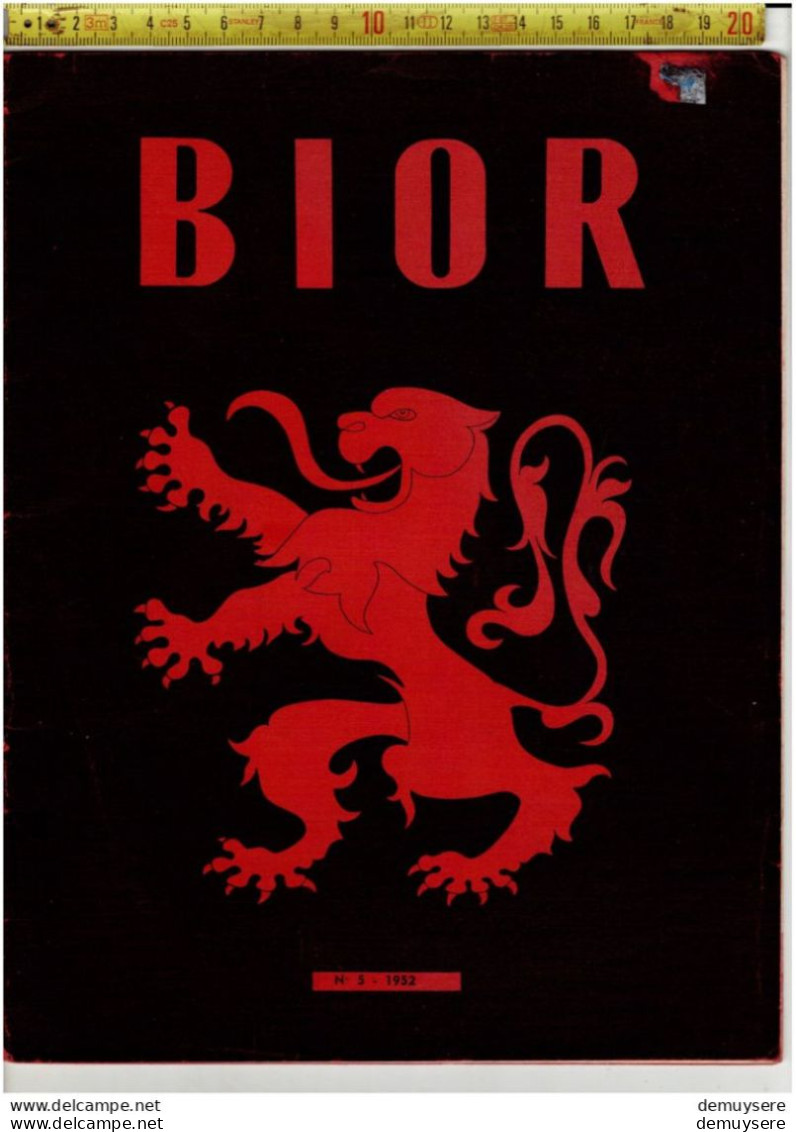 BOEK 001 - BIOR -  BULLETIN D INFORMATION DES OFFICIERS DE RESERVE N 5 -1952 - 40 PAGES - Francés