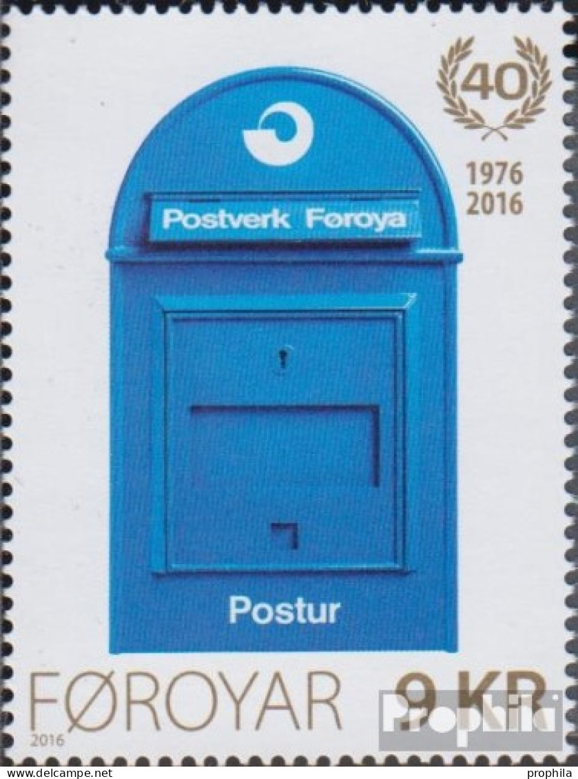 Dänemark - Färöer 855 (kompl.Ausg.) Postfrisch 2016 Briefkasten - Faroe Islands