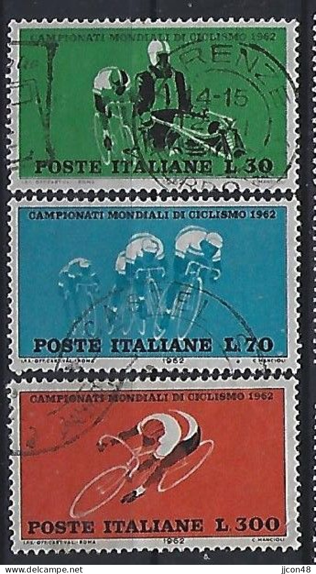 Italy 1962  Radweltmeisterschaften  (o) Mi.1126-1128 - 1961-70: Oblitérés