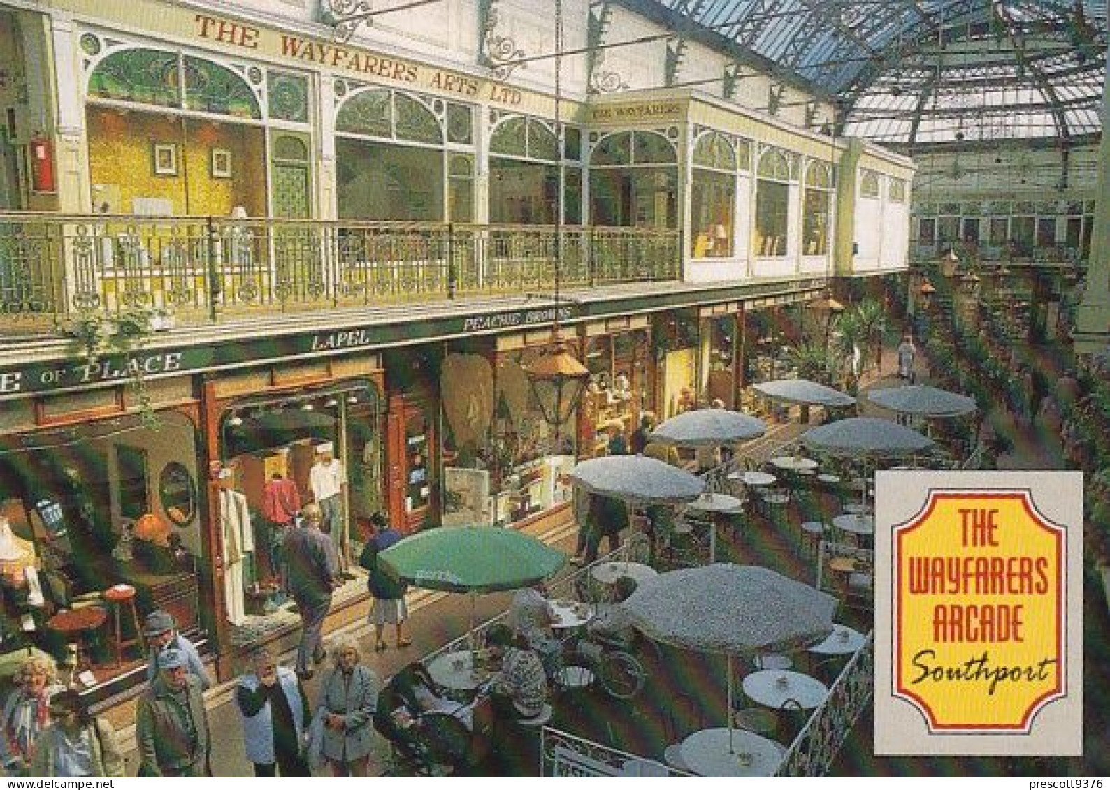 Wayfaires Arcade Southport - Lancashire - Unused John Hinde Postcard - Lan2 - Southport