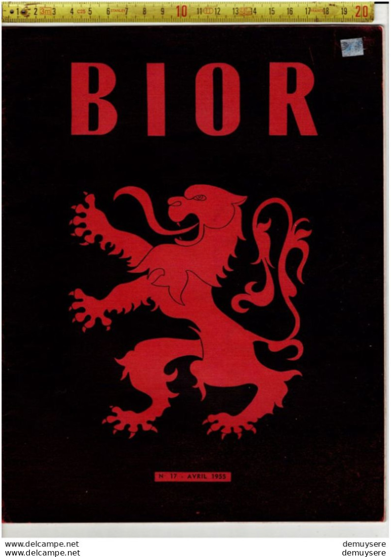 BOEK 001  -BIOR -  BULLETIN D INFORMATION DES OFFICIERS DE RESERVE N 17 AVRIL 1955 - 36 PAGES - Francés