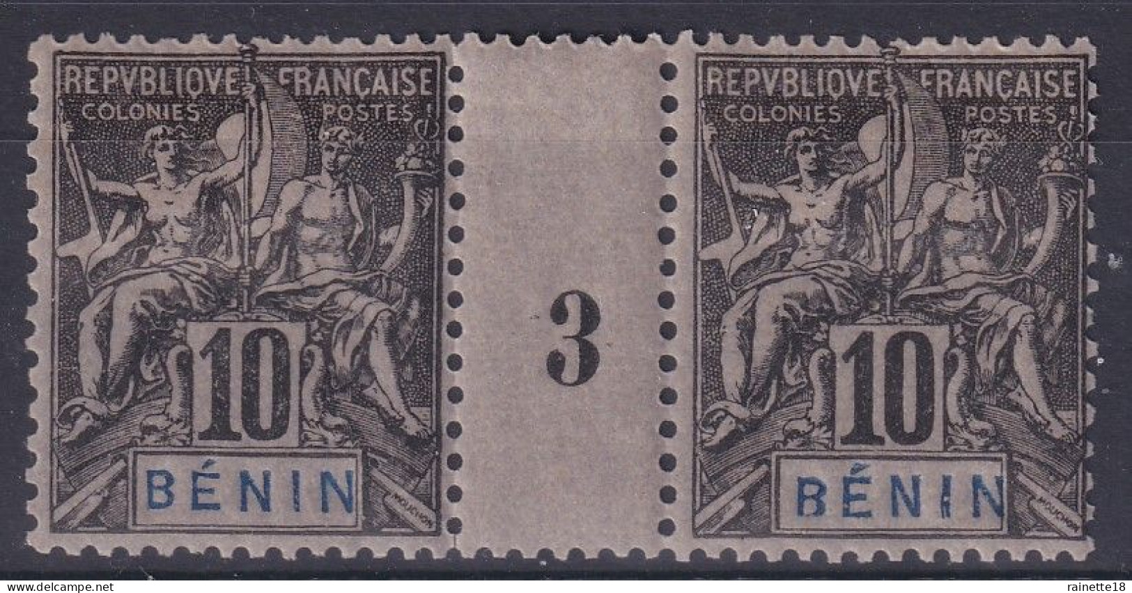 Bénin                         37 * Paire Millésime 3 - Unused Stamps