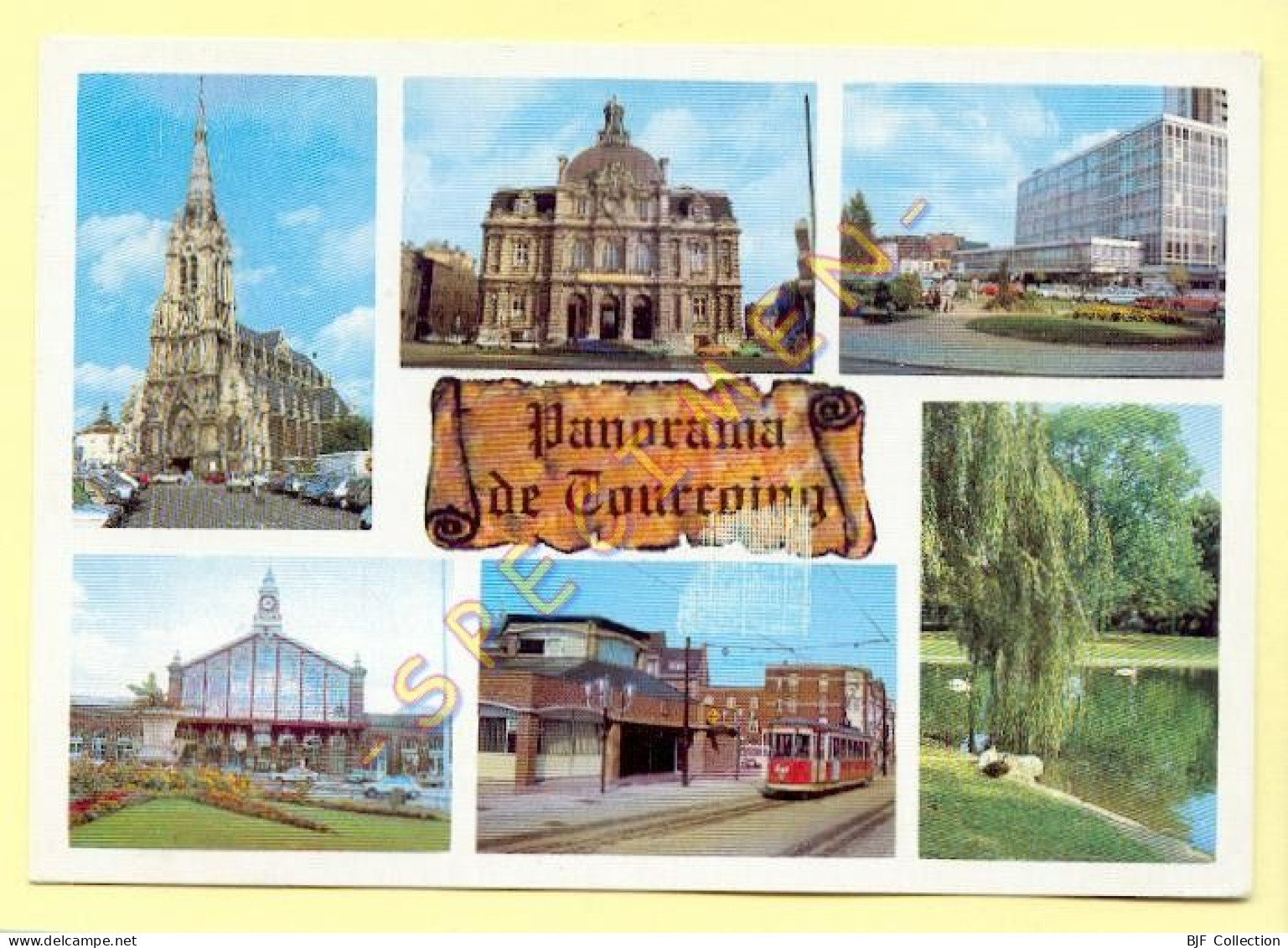 59. TOURCOING – Panorama – Multivues – Parchemin - Tourcoing