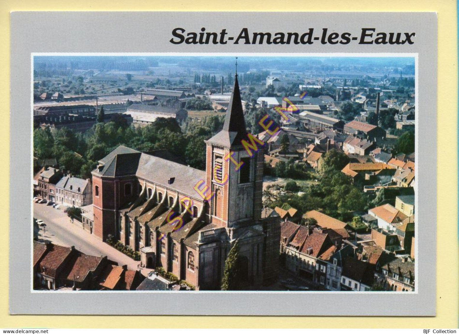 59. SAINT-AMAND-LES-EAUX – Vue Aérienne – L'église Saint-Martin - Saint Amand Les Eaux