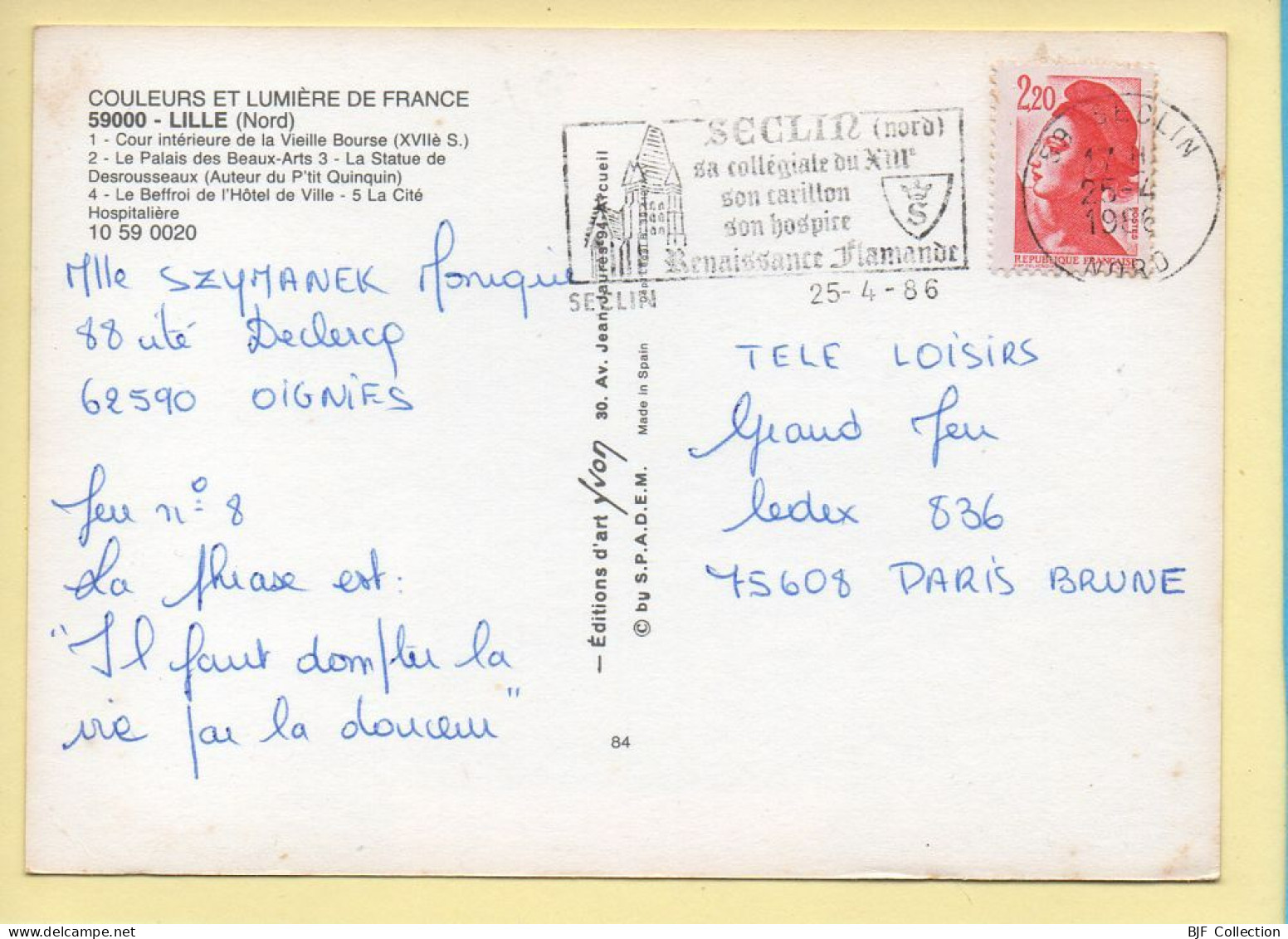 59. LILLE – Multivues / Blason (voir Scan Recto/verso) - Lille