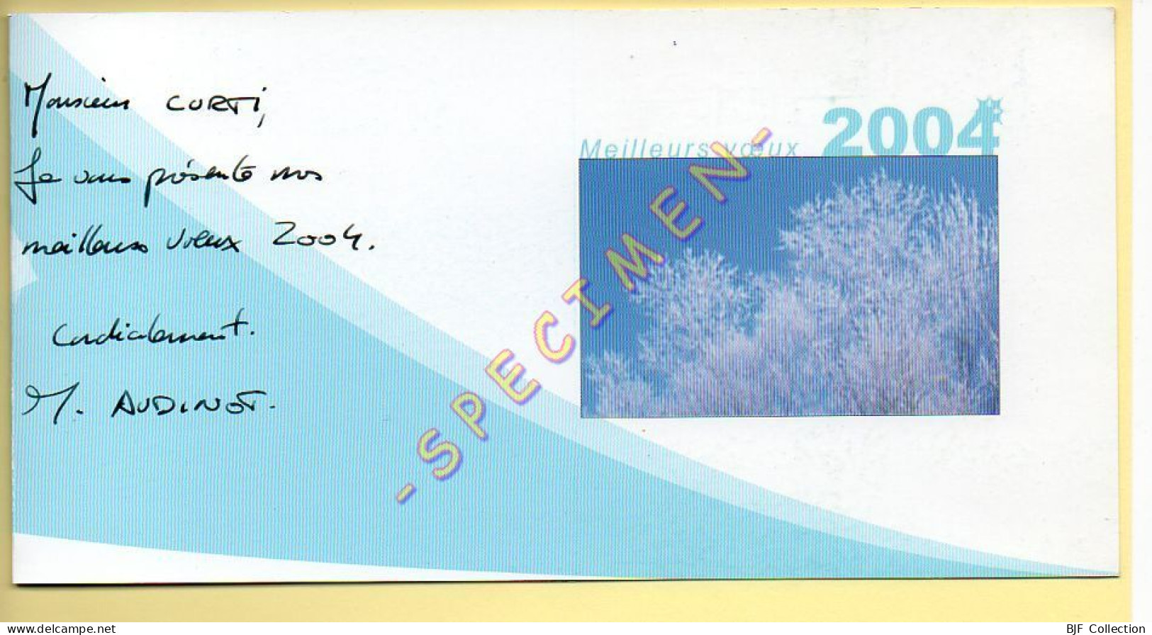 59. GRANDE SYNTHE – Carte De Vœux 2004 / (format 20,5 X 10,5 Cm) - Grande Synthe