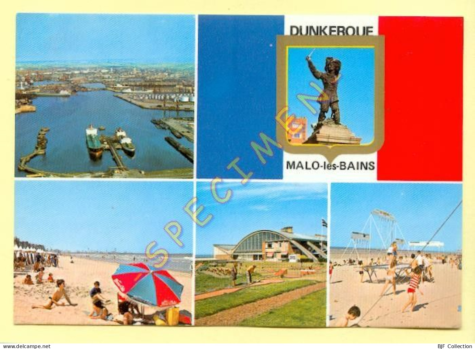 59. DUNKERQUE - MALO-LES-BAINS – Multivues  (animée) (mini-golf, Casino, Jeux De Plage, Statue De Jean Bart) - Dunkerque