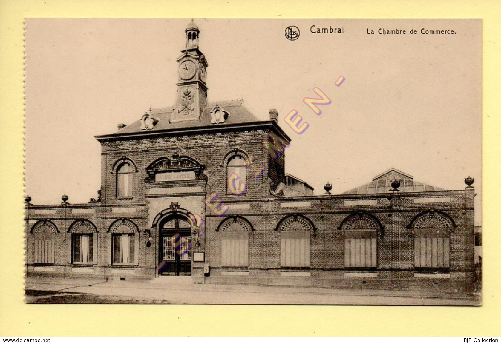 59. CAMBRAI - La Chambre De Commerce (voir Scan Recto/verso) - Cambrai