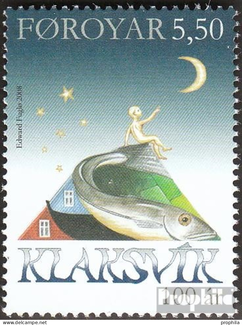 Dänemark - Färöer 634 (kompl.Ausg.) Postfrisch 2008 Stadt Klaksvík - Féroé (Iles)
