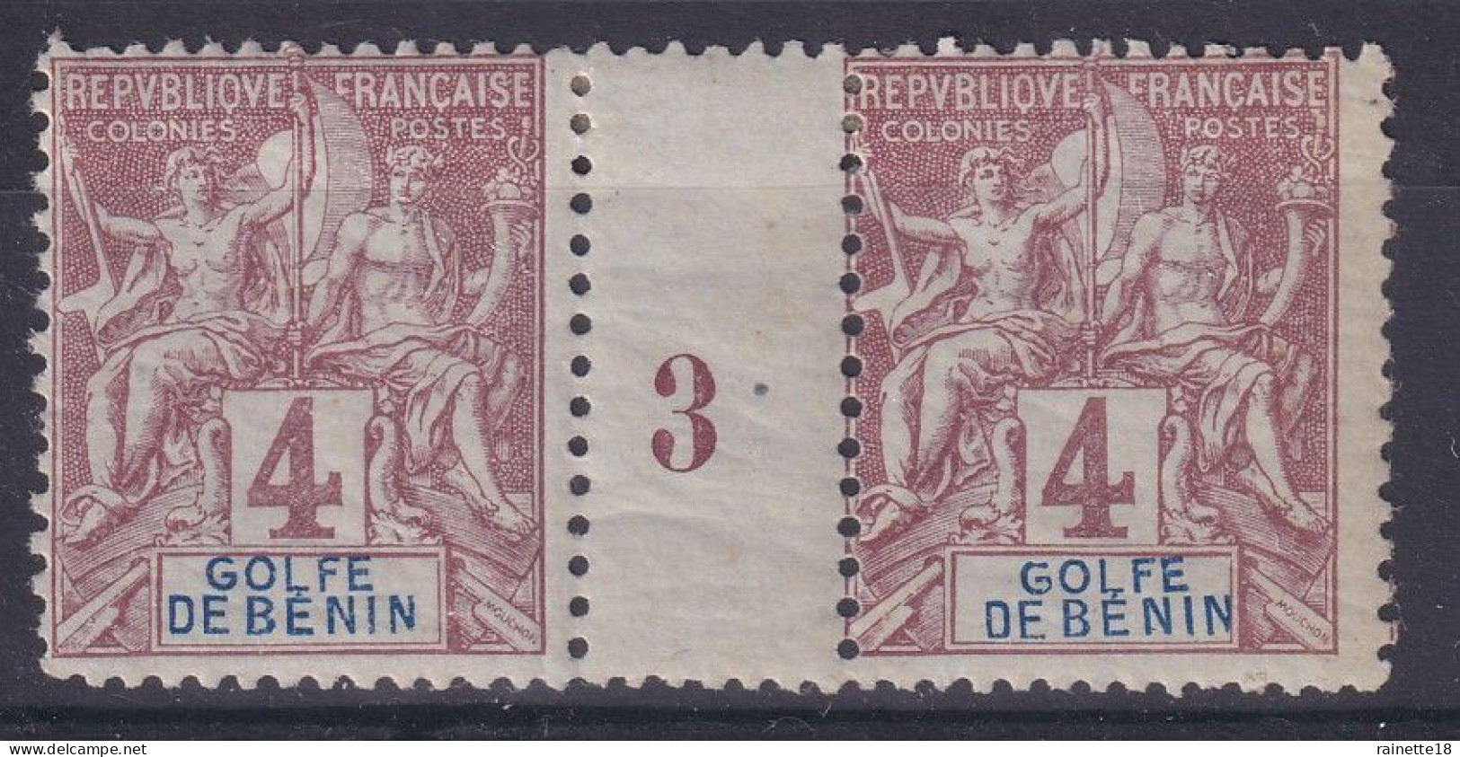 Bénin                      22 * Paire Millésime 3 - Unused Stamps