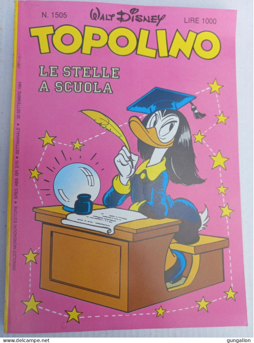 Topolino (Mondadori 1984) N. 1505 - Disney