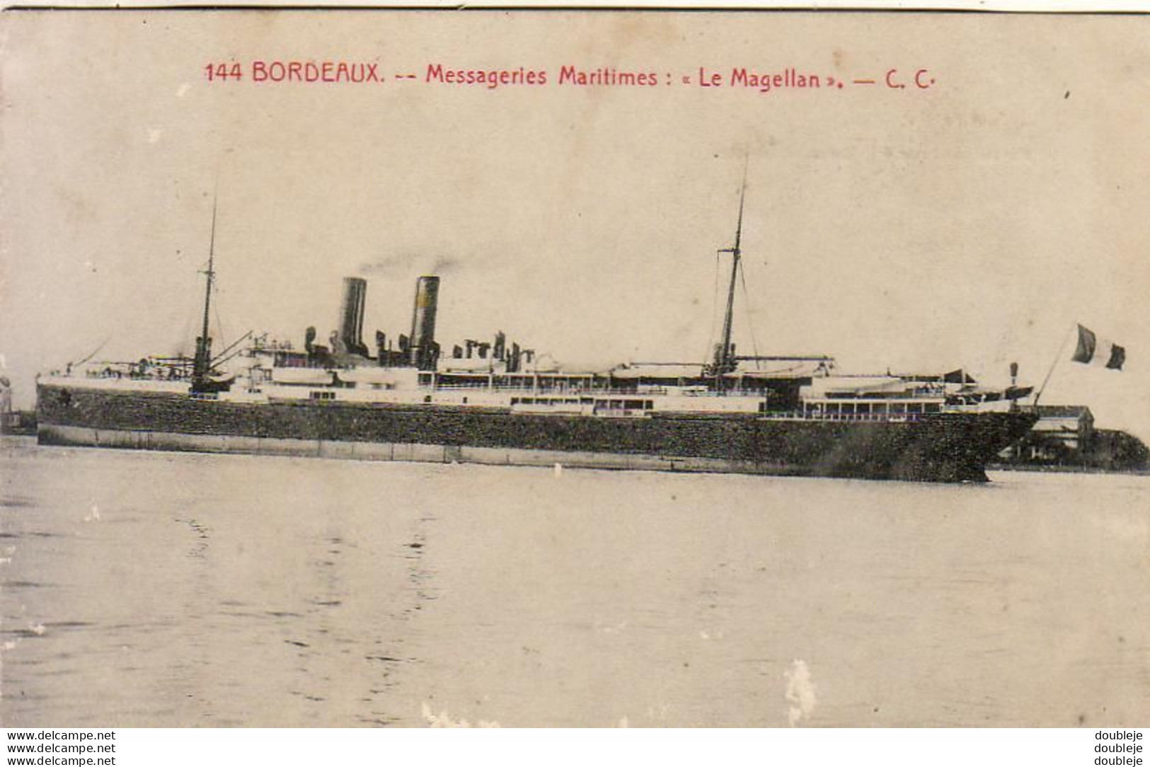 D33   BORDEAUX  Messageries Maritimes Le Magellan - Cargos