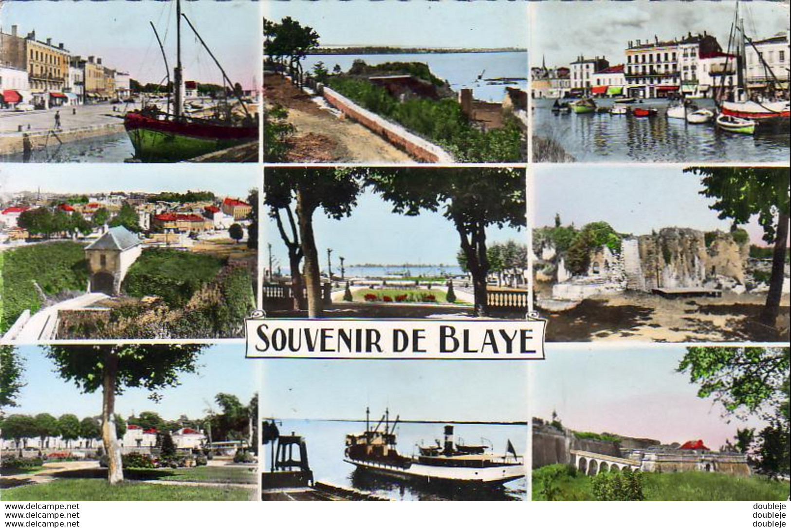 D33  BLAYE Souvenir De Blaye  .... Carte Multivues - Blaye