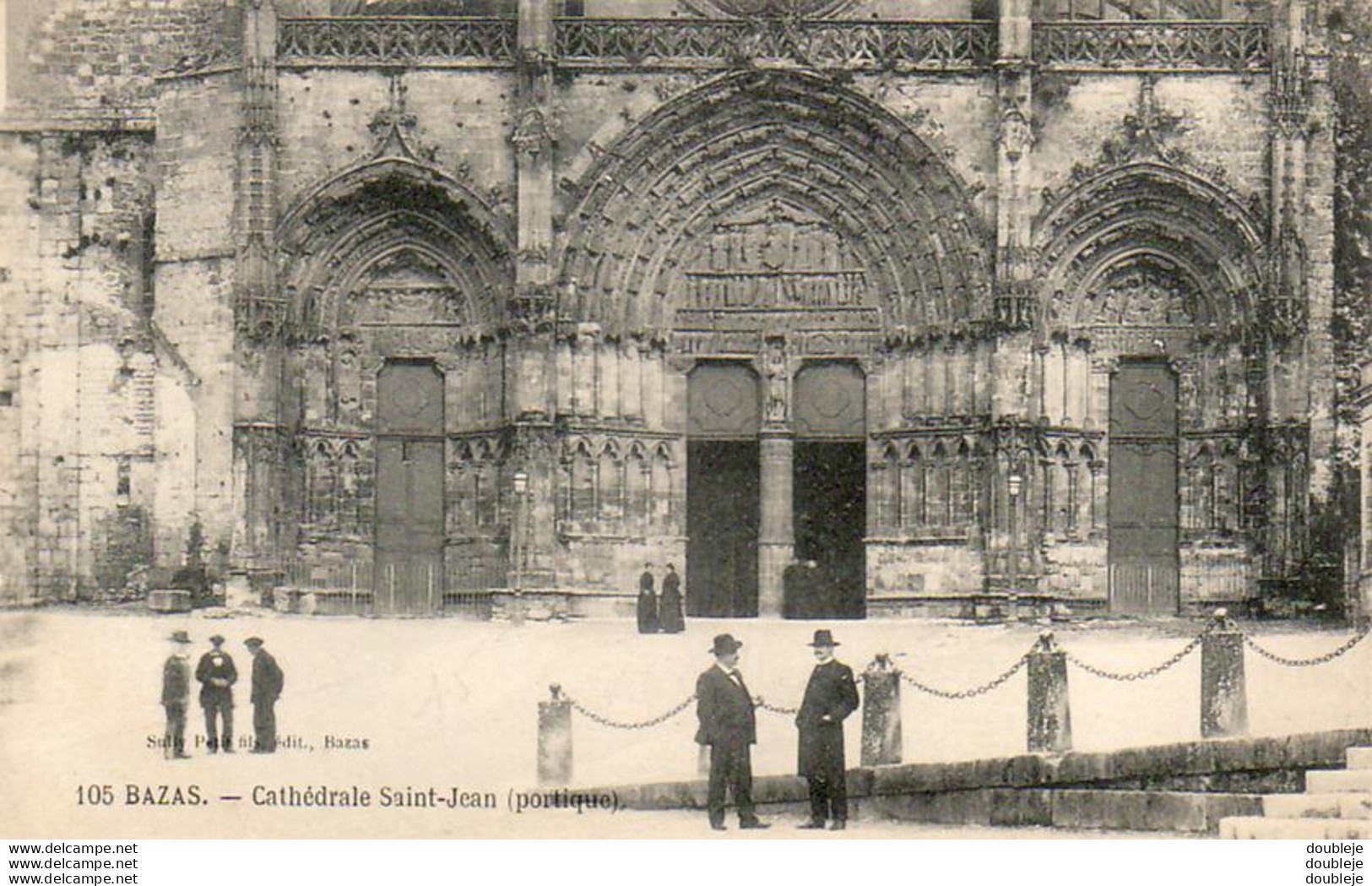 D33  BAZAS  Cathédrale St Jean ( Portique ) - Bazas