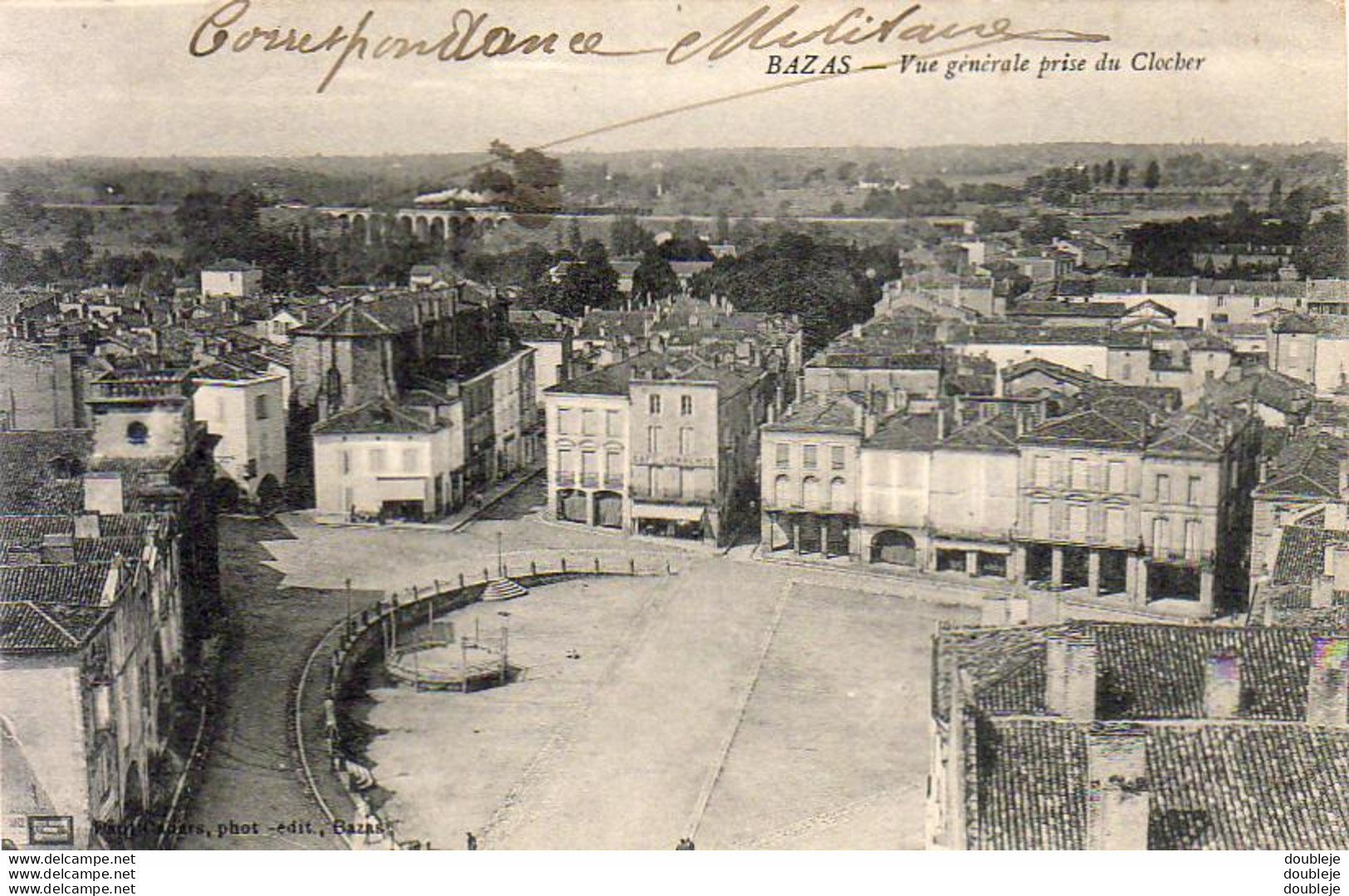 D33  BAZAS  Vue Générale Prise Du Clocher - Bazas