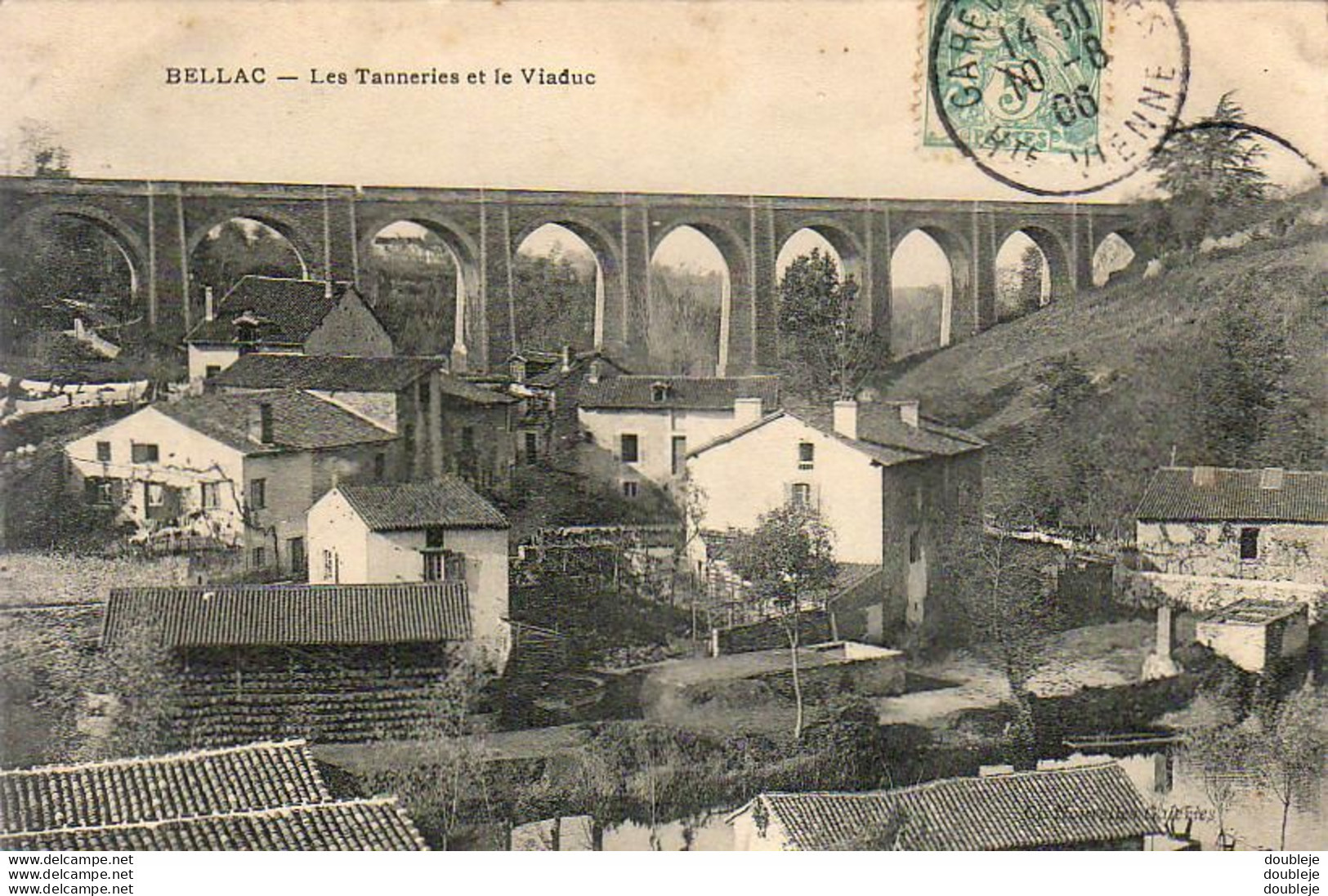 D87 BELLAC  Les Tanneries Et Le Viaduc - Bellac