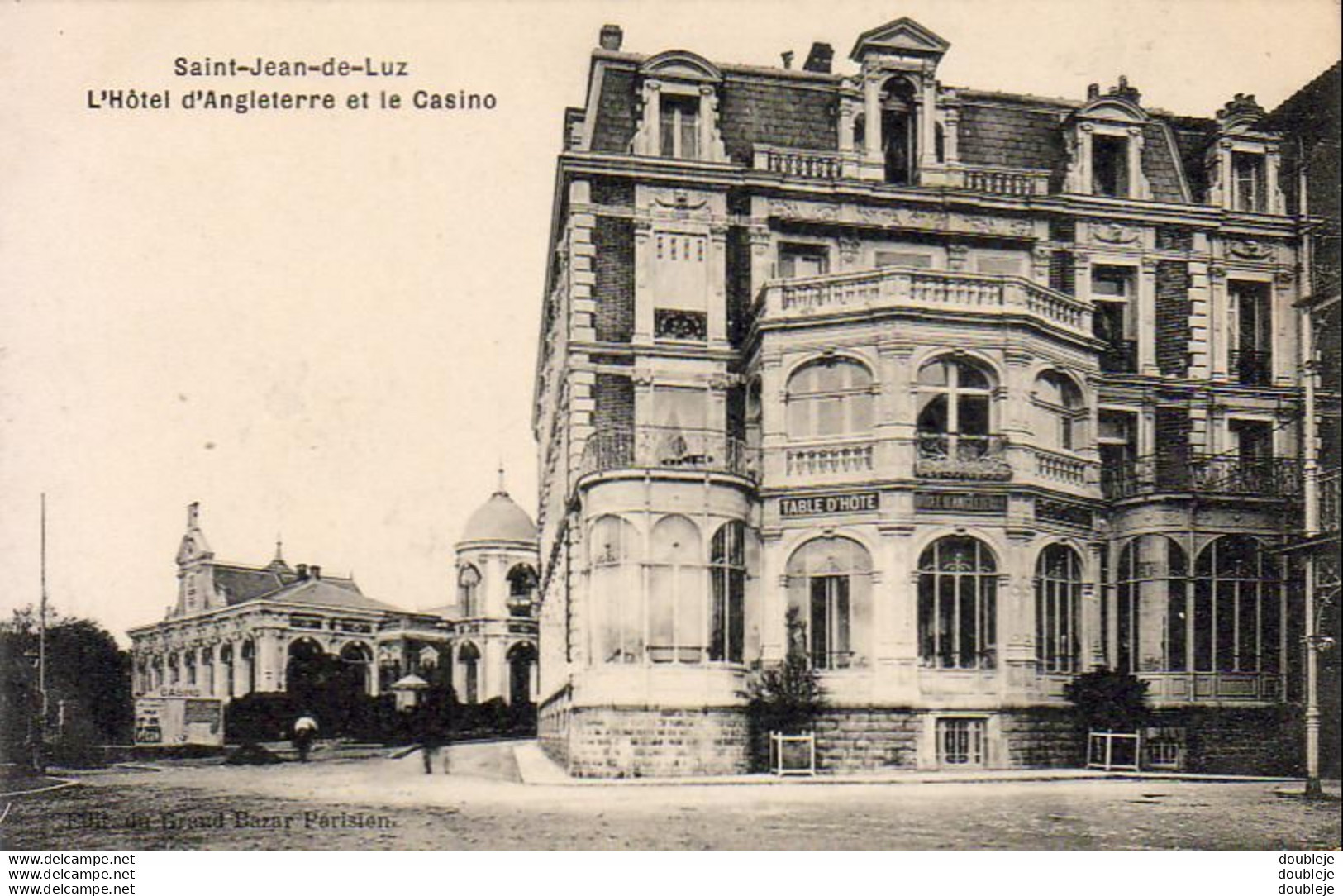 D64  SAINT-JEAN-DE-LUZ  L'Hôtel D'Angleterre Et Le Casino  ..... - Saint Jean De Luz